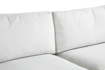 Arken 6-seters Vendbar U-formet Modulsofa med Divan + Fotskammel i Stoff - Lys grå - Møbler - Sofaer - Modulsofaer - Komplett modulsofa