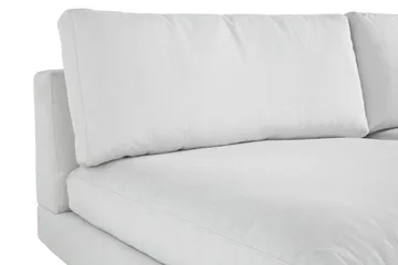 Arken 6-seters Vendbar U-formet Modulsofa med Divan + Fotskammel i Stoff - Lys grå - Møbler - Sofaer - Modulsofaer - Komplett modulsofa