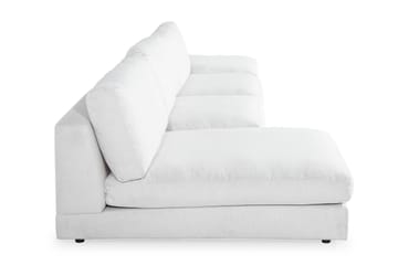 Arken 6-seters Vendbar U-formet Modulsofa med Divan + Fotskammel i Stoff - Lys grå - Møbler - Sofaer - Modulsofaer - Komplett modulsofa