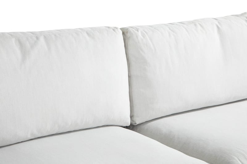 Arken 6-seters Vendbar U-formet Modulsofa med Divan + Fotskammel i Stoff - Lys grå - Møbler - Sofaer - Modulsofaer - Komplett modulsofa