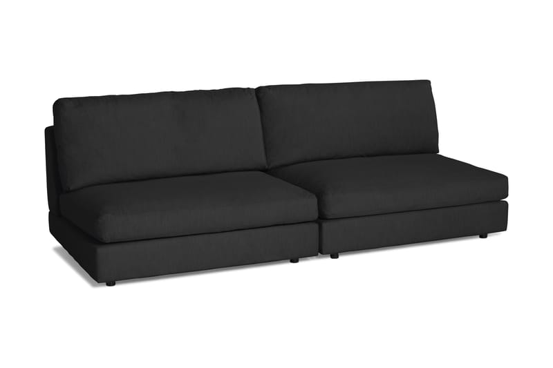 Arken Modulsofa 3-seter - Linsvart - Møbler - Sofaer - Modulsofaer - Komplett modulsofa