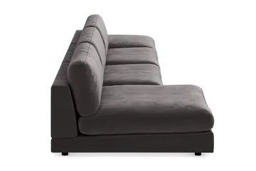 Arken U-modulsofa med Divan Vendbar Fl øyel - Mørkegrå - Møbler - Sofaer - Modulsofaer - Komplett modulsofa