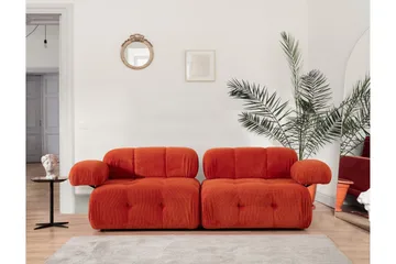 Belgin Modulsofa 2-seter - Rød Manchester - Møbler - Sofaer - Modulsofaer - Komplett modulsofa