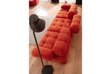Belgin Modulsofa 3-seter - Rød - Møbler - Sofaer - Modulsofaer - Komplett modulsofa