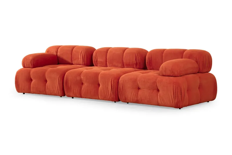 Belgin Modulsofa 3-seter, Rød