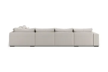 Dubai Stor U-modulsofa med Divan Venstre 432 cm - Beige - Møbler - Sofaer - Modulsofaer - Komplett modulsofa