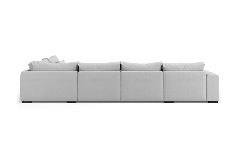 Dubai U-modulsofa med Divan Venstre - Lysegrå - Møbler - Sofaer - Modulsofaer - Komplett modulsofa