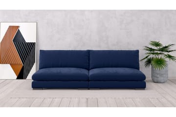 Moduldivansofa Henri - Midnattsblå Fløyel - Møbler - Sofaer - Modulsofaer - Komplett modulsofa
