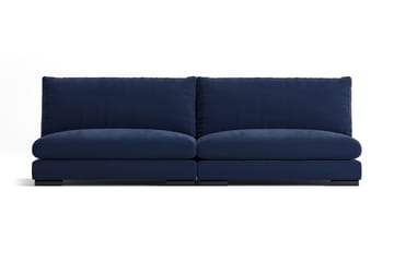 Moduldivansofa Henri - Midnattsblå Fløyel - Møbler - Sofaer - Modulsofaer - Komplett modulsofa