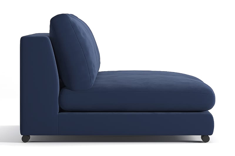 Moduldivansofa Henri - Midnattsblå Fløyel - Møbler - Sofaer - Modulsofaer - Komplett modulsofa
