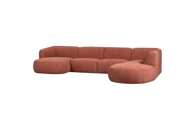 Modulsofa More - Rosa - Komplett modulsofa