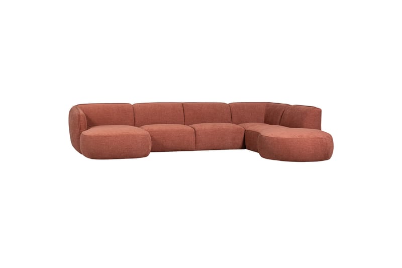 Modulsofa More - Rosa - Komplett modulsofa