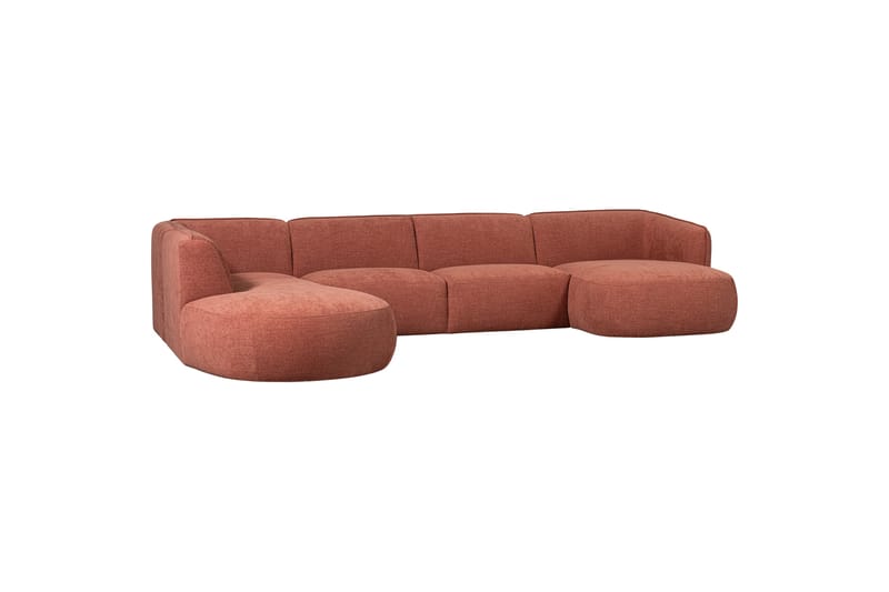 Modulsoffa More - Rosa - Komplett modulsofa