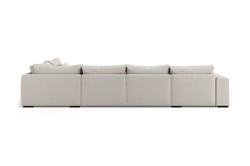 U-modulsofa Columbus med Divan Venstre - Beige - Komplett modulsofa