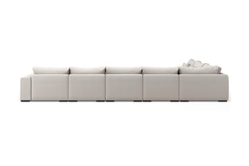 U-modulsofa Dubai Large med Divan Høyre - Beige - Møbler - Sofaer - Modulsofaer - Komplett modulsofa