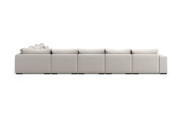 U-modulsofa Dubai Large med Divan Venstre - Beige - Møbler - Sofaer - Modulsofaer - Komplett modulsofa