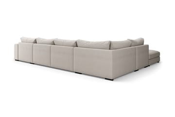 U-modulsofa Dubai med Divan Høyre - Beige - Møbler - Sofaer - Modulsofaer - Komplett modulsofa