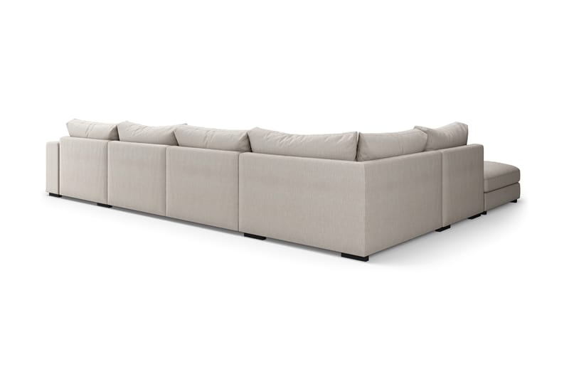 U-modulsofa Dubai med Divan Høyre - Beige - Møbler - Sofaer - Modulsofaer - Komplett modulsofa