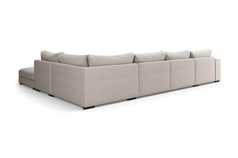 U-modulsofa Dubai med Divan Venstre - Beige - Møbler - Sofaer - Modulsofaer - Komplett modulsofa