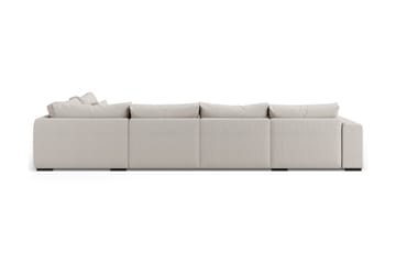 U-modulsofa Dubai med Divan Venstre - Beige - Møbler - Sofaer - Modulsofaer - Komplett modulsofa