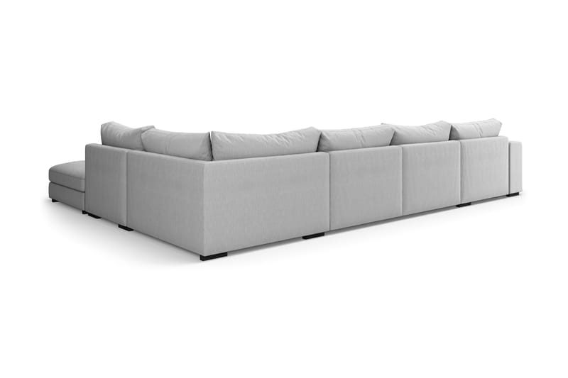 U-modulsofa Dubai med Divan Venstre - Lysgrå - Møbler - Sofaer - Modulsofaer - Komplett modulsofa