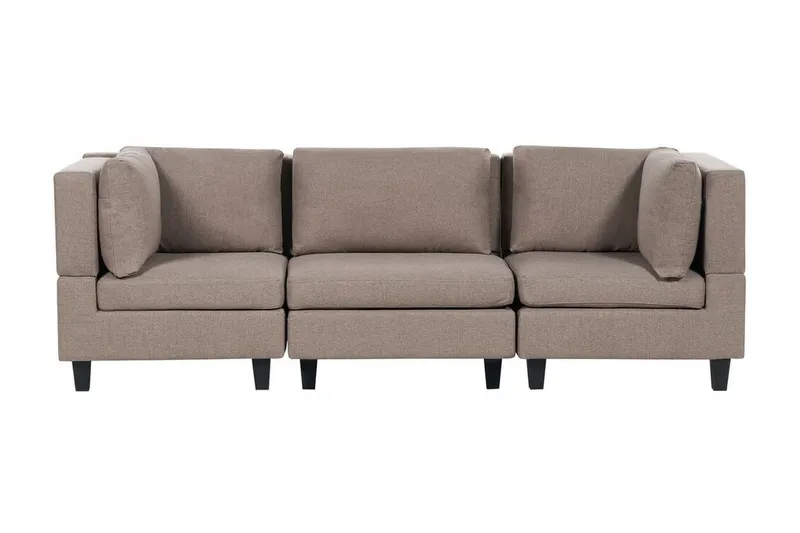 Komplett modulsoffa Brun, Svart