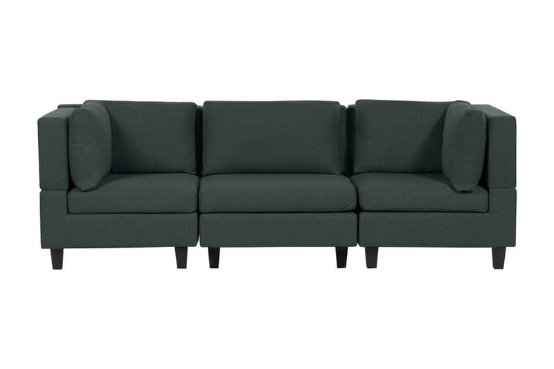 Komplett modulsoffa Grön, Svart