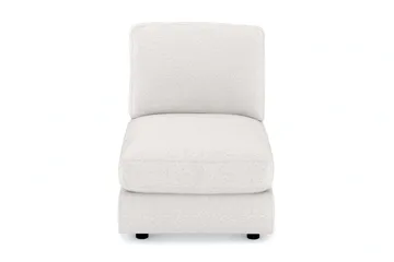 Arken 1-seters Midtmodul i Bouclé 70 cm bred - Hvit - Møbler - Sofaer - Modulsofaer - Midtmodul