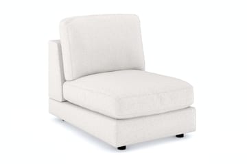 Arken 1-seters Midtmodul i Bouclé 70 cm bred - Hvit - Møbler - Sofaer - Modulsofaer - Midtmodul