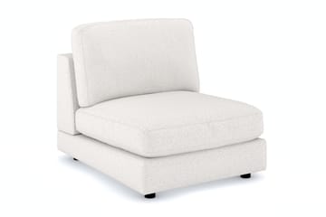 Arken 1-seters Midtmodul i Bouclé 90 cm bred - Hvit - Møbler - Sofaer - Modulsofaer - Midtmodul