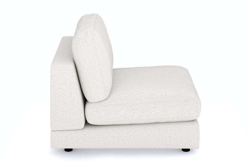 Arken 1-seters Midtmodul i Bouclé 90 cm bred - Hvit - Møbler - Sofaer - Modulsofaer - Midtmodul