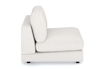 Arken 1-seters Midtmodul i Bouclé 90 cm bred - Hvit - Møbler - Sofaer - Modulsofaer - Midtmodul