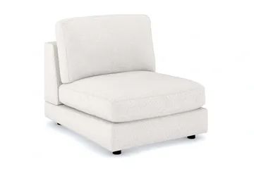 Arken 1-seters Midtmodul i Bouclé 90 cm bred - Hvit - Møbler - Sofaer - Modulsofaer - Midtmodul