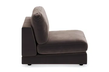 Arken 1-seters Midtmodul i Fløyel 70 cm bred - Brun - Møbler - Sofaer - Modulsofaer - Midtmodul