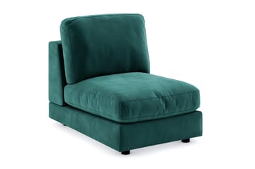 Arken 1-seters Midtmodul i Fløyel 70 cm bred - Grønn - Møbler - Sofaer - Modulsofaer - Midtmodul