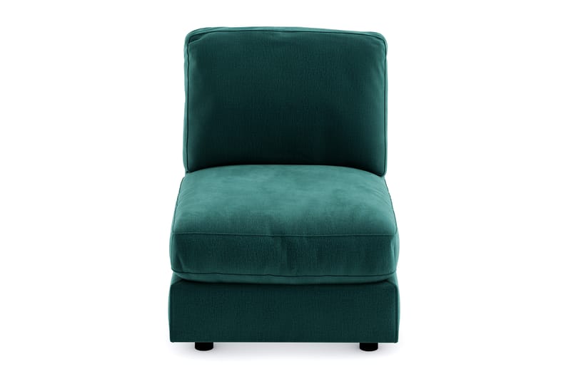 Arken 1-seters Midtmodul i Fløyel 70 cm bred - Grønn - Møbler - Sofaer - Modulsofaer - Midtmodul
