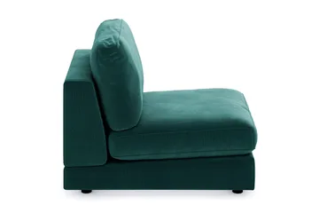 Arken 1-seters Midtmodul i Fløyel 70 cm bred - Grønn - Møbler - Sofaer - Modulsofaer - Midtmodul