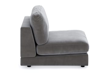 Arken 1-seters Midtmodul i Fløyel 70 cm bred - Mørk grå - Møbler - Sofaer - Modulsofaer - Midtmodul