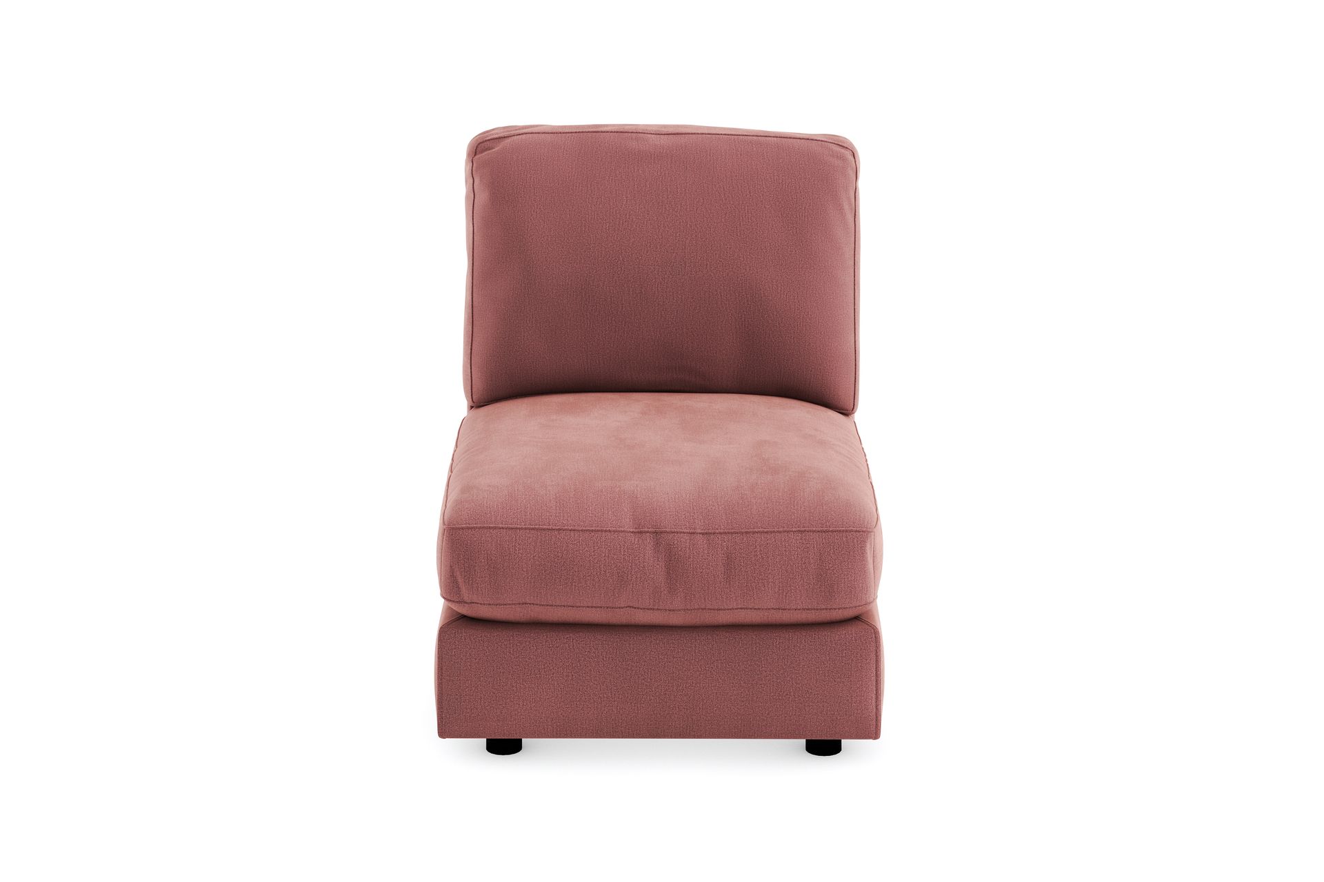 Arken 1-seters Midtmodul i Fløyel 70 cm bred - Rosa - Møbler - Sofaer - Modulsofaer - Midtmodul