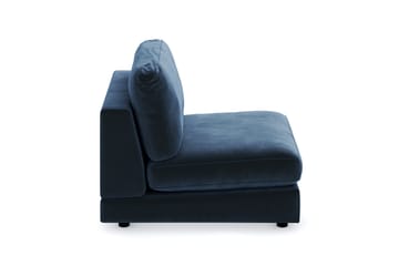 Arken 1-seters Midtmodul i Fløyel 90 cm bred - Blå - Møbler - Sofaer - Modulsofaer - Midtmodul