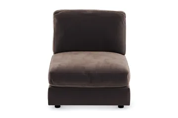 Arken 1-seters Midtmodul i Fløyel 90 cm bred - Brun - Møbler - Sofaer - Modulsofaer - Midtmodul