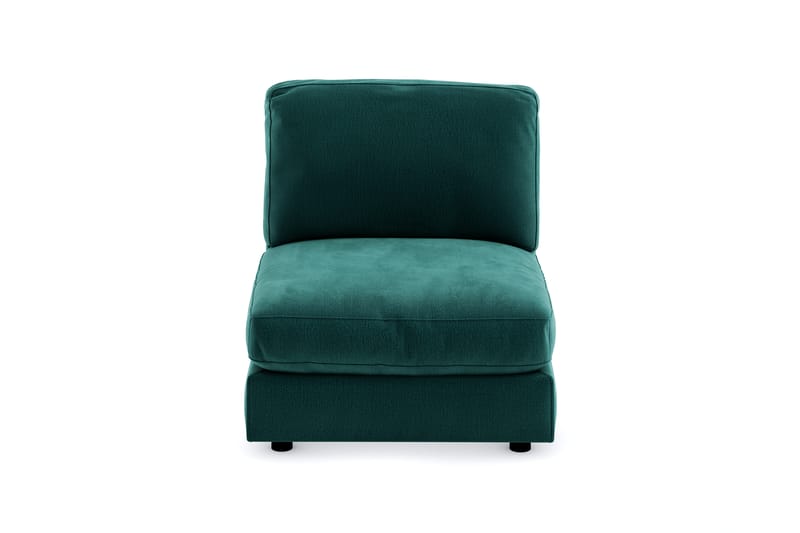 Arken 1-seters Midtmodul i Fløyel 90 cm bred - Grønn - Møbler - Sofaer - Modulsofaer - Midtmodul
