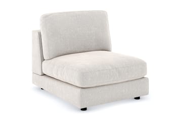 Arken 1-seters Midtmodul i Fløyel 90 cm bred - Kremhvit - Møbler - Sofaer - Modulsofaer - Midtmodul