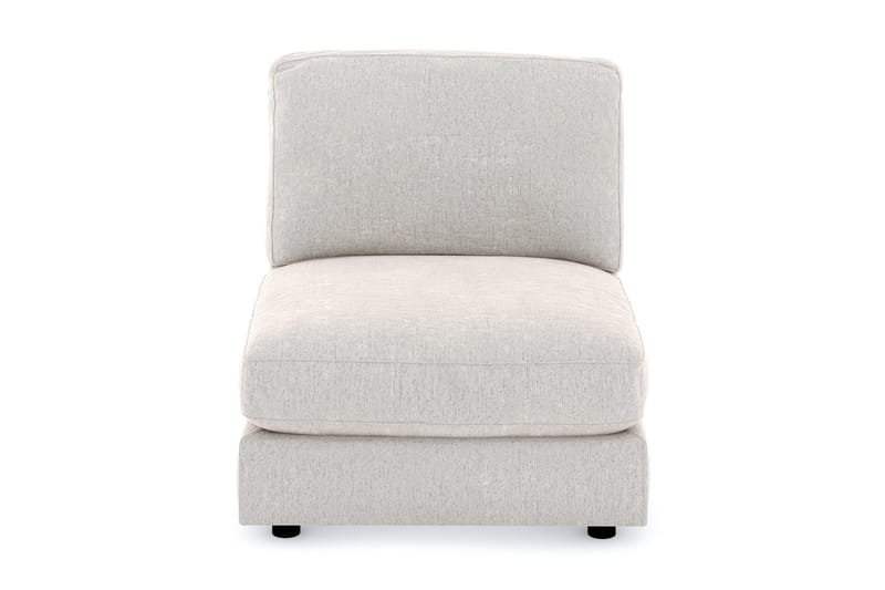 Arken 1-seters Midtmodul i Fløyel 90 cm bred - Kremhvit - Møbler - Sofaer - Modulsofaer - Midtmodul