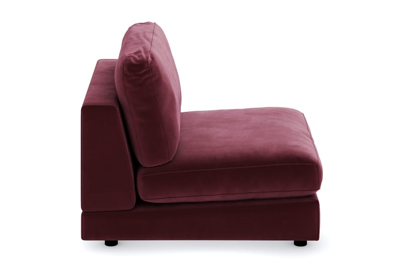 Arken 1-seters Midtmodul i Fløyel 90 cm bred - Lilla - Møbler - Sofaer - Modulsofaer - Midtmodul
