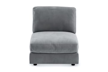 Arken 1-seters Midtmodul i Fløyel 90 cm bred - Lys grå - Møbler - Sofaer - Modulsofaer - Midtmodul