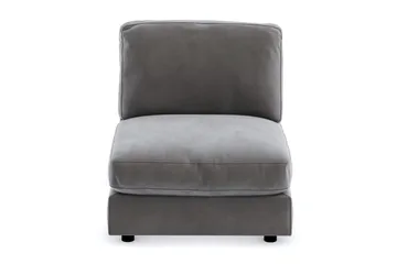 Arken 1-seters Midtmodul i Fløyel 90 cm bred - Mørk grå - Møbler - Sofaer - Modulsofaer - Midtmodul