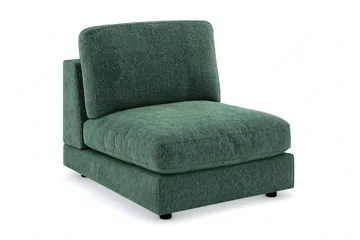 Arken 1-seters Midtmodul i Fløyel 90 cm bred - Mørk grønn - Møbler - Sofaer - Modulsofaer - Midtmodul