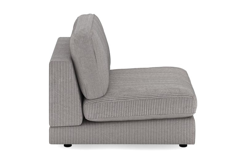 Arken 1-seters Midtmodul i Manchester 70 cm bred - Mørk grå - Møbler - Sofaer - Modulsofaer - Midtmodul