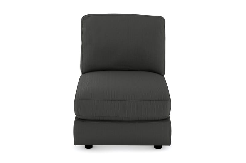 Arken 1-seters Midtmodul i Manchester 70 cm bred - Mørk grå - Møbler - Sofaer - Modulsofaer - Midtmodul